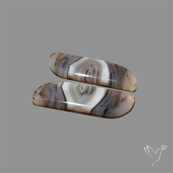 Botswana Agate Pair