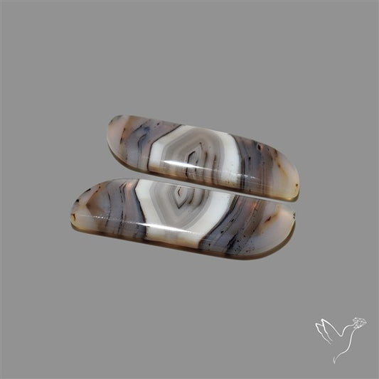 Botswana Agate Pair