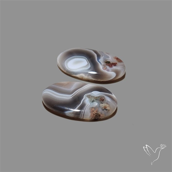 Botswana Agate Pair
