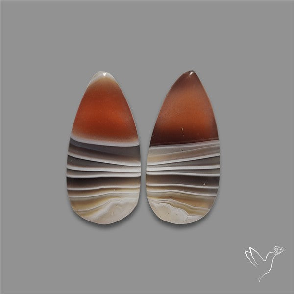 Botswana Agate Pair