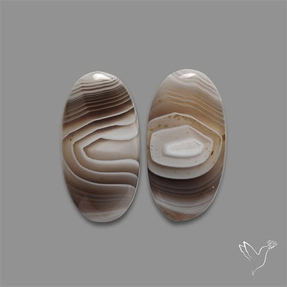Botswana Agate Pair