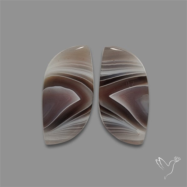 Botswana Agate Pair