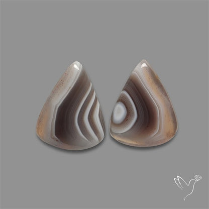 Botswana Agate Pair