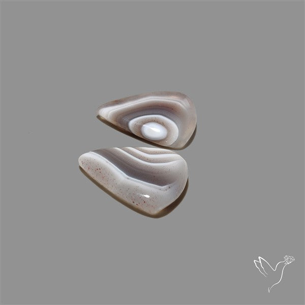 Botswana Agate Pair