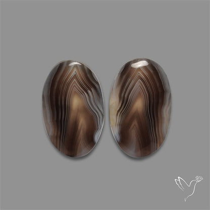 Botswana Agate Pair