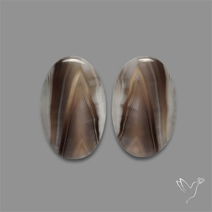 Botswana Agate Pair