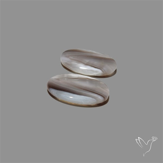 Botswana Agate Pair