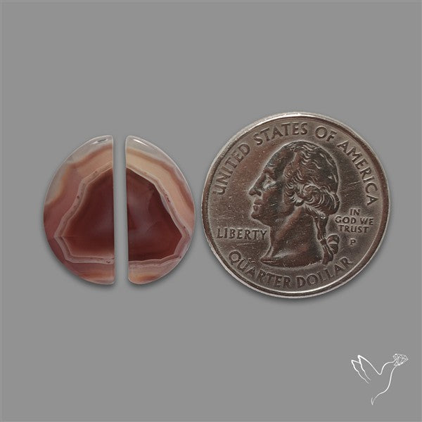 Botswana Agate Pair