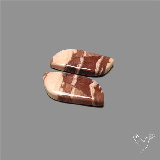 Brecciated Mookaite Pair