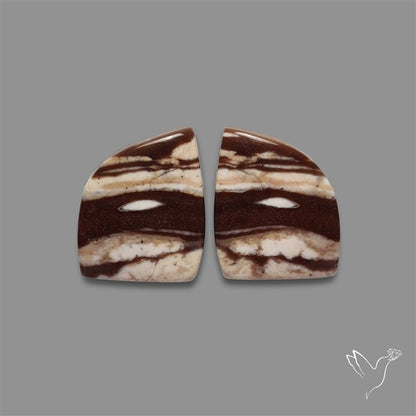 Brecciated Mookaite Pair