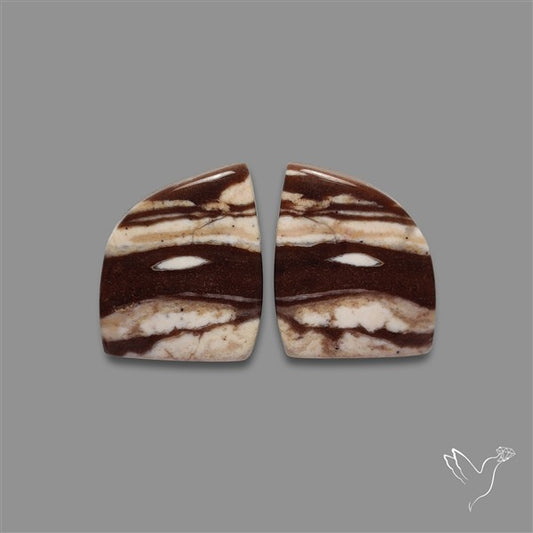 Brecciated Mookaite Pair