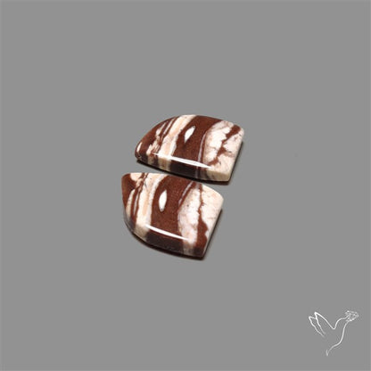 Brecciated Mookaite Pair