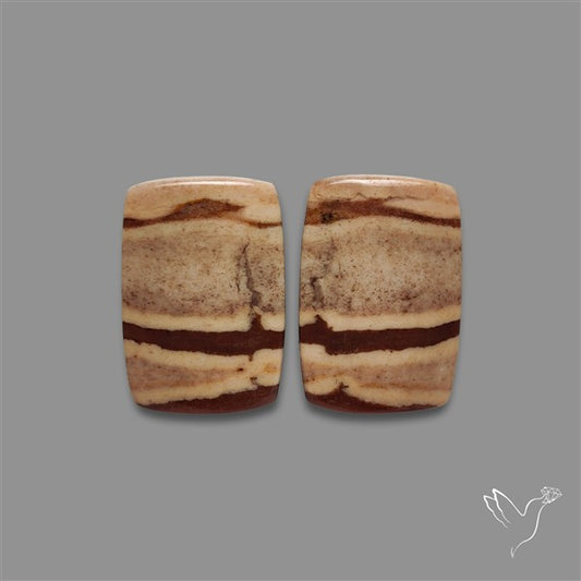 Brecciated Mookaite Pair