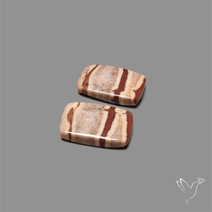 Brecciated Mookaite Pair