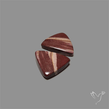 Brecciated Mookaite Pair