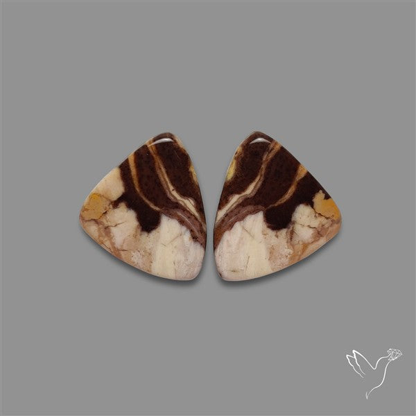 Brecciated Mookaite Pair