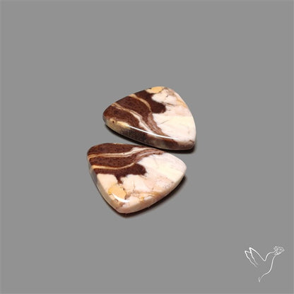 Brecciated Mookaite Pair