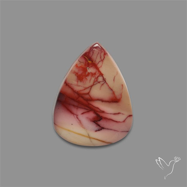 Rare Pink Web Mookaite Cabochon
