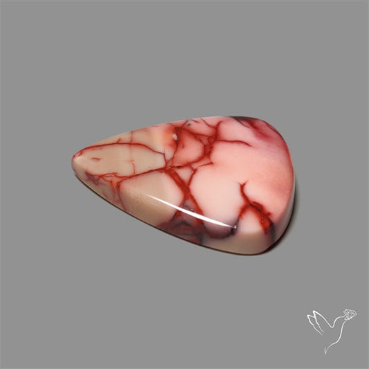 Rare Pink Web Mookaite Cabochon