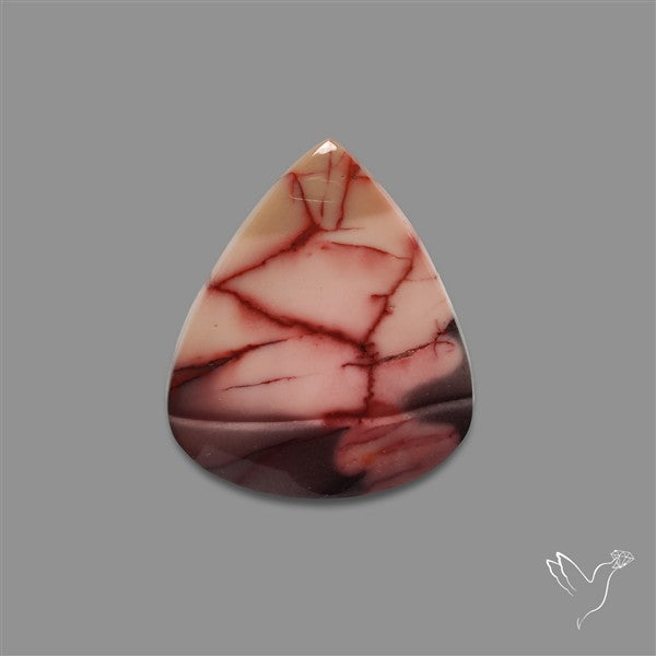 Rare Pink Web Mookaite Cabochon