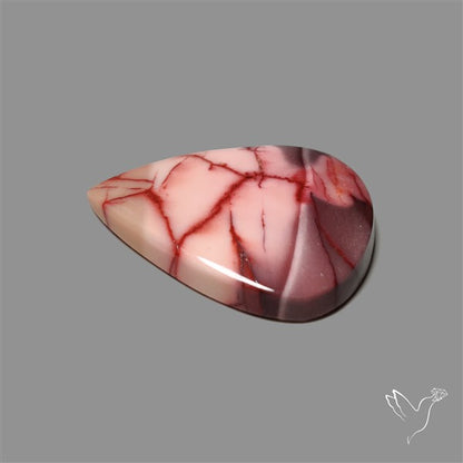 Rare Pink Web Mookaite Cabochon