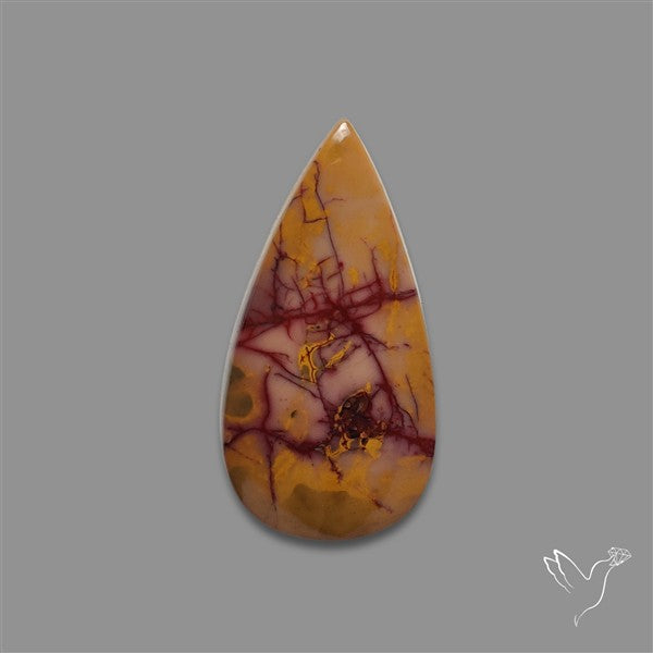 Rare Pink Web Mookaite Cabochon
