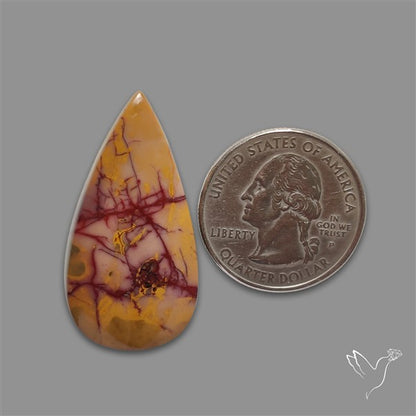 Rare Pink Web Mookaite Cabochon