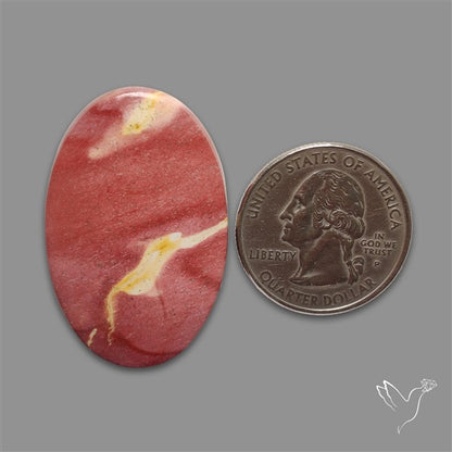 Rare Pink Web Mookaite Cabochon