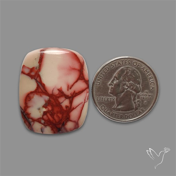 Rare Pink Web Mookaite Cabochon