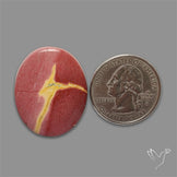 Rare Pink Web Mookaite Cabochon