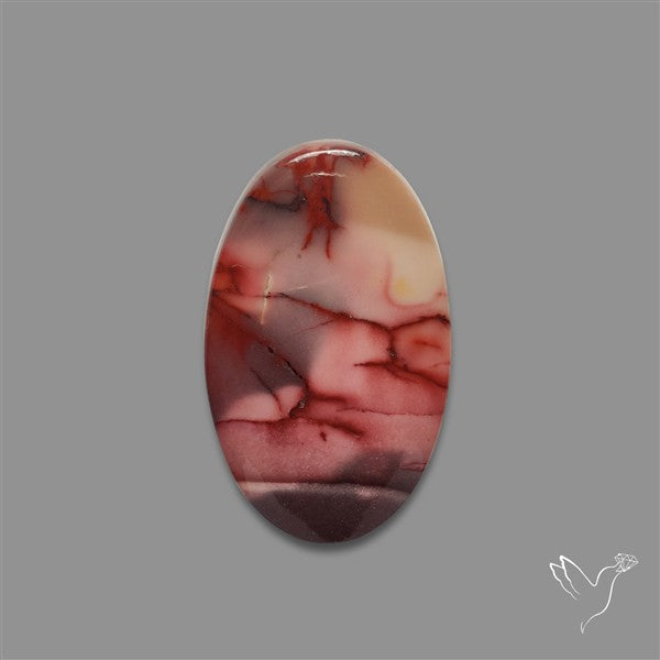 Rare Pink Web Mookaite Cabochon