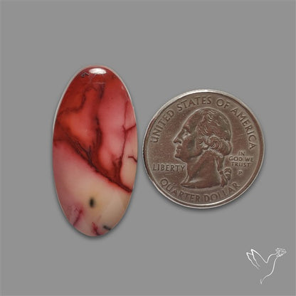 Rare Pink Web Mookaite Cabochon