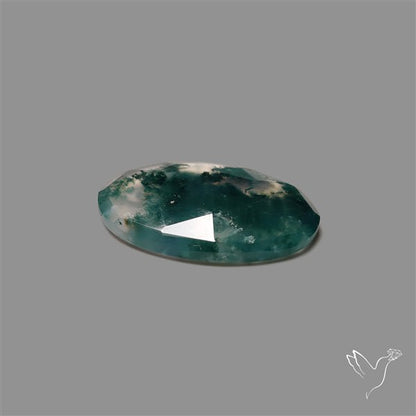 Rose Cut Moss Agate