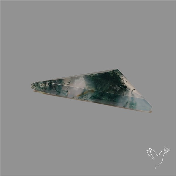Rose Cut Moss Agate