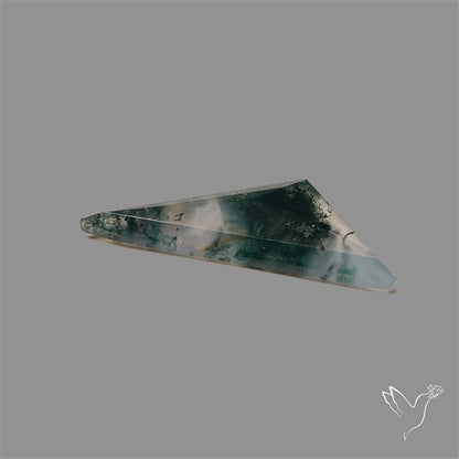 Rose Cut Moss Agate
