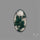 Rose Cut Moss Agate