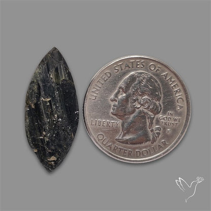 Black Tourmaline Raw Face Druzy