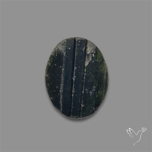 Black Tourmaline Raw Face Druzy