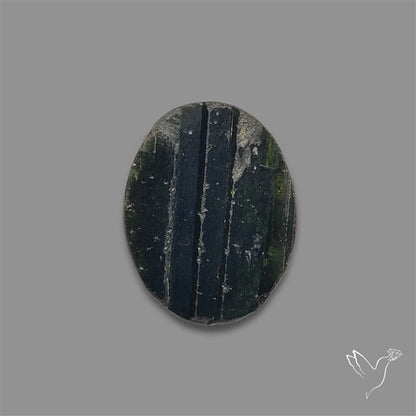 Black Tourmaline Raw Face Druzy