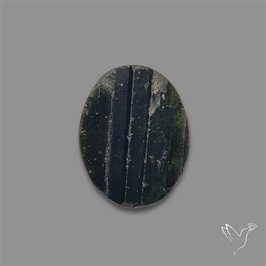 Black Tourmaline Raw Face Druzy