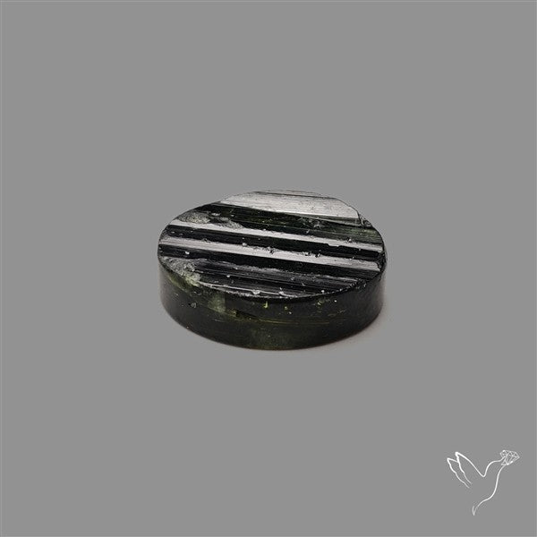 Black Tourmaline Raw Face Druzy