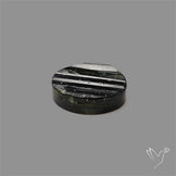 Black Tourmaline Raw Face Druzy