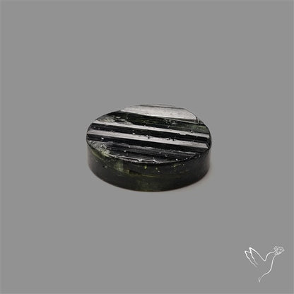 Black Tourmaline Raw Face Druzy