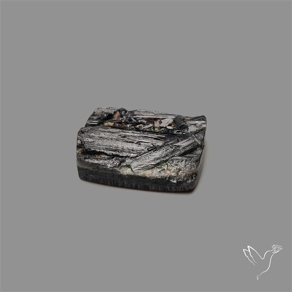 Black Tourmaline Raw Face Druzy