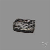 Black Tourmaline Raw Face Druzy