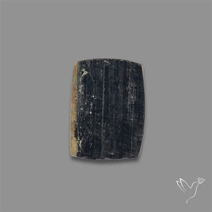 Black Tourmaline Raw Face Druzy