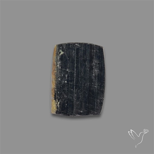 Black Tourmaline Raw Face Druzy