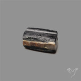 Black Tourmaline Raw Face Druzy