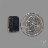 Black Tourmaline Raw Face Druzy