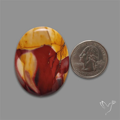 Rare Pink Web Mookaite Cabochon